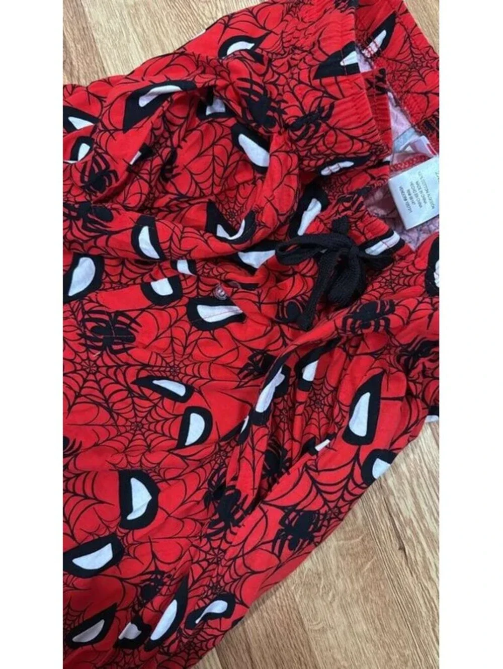 Marvel Work Size 2XL Red Spider‑Man Print Cotton Pajama Pants Size 2XL New